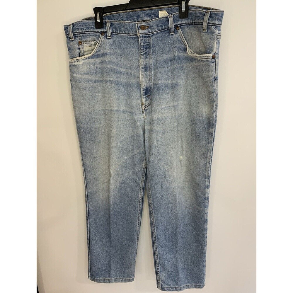 Vintage Levi's 540 Brown Tab Flex Light Wash Men's 40 x 30